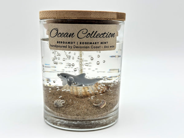 1-Wick Dolphin Beach Gel Candle