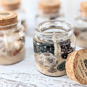 Lake Michigan Petoskey Stone Gel Candle Small, Single Front