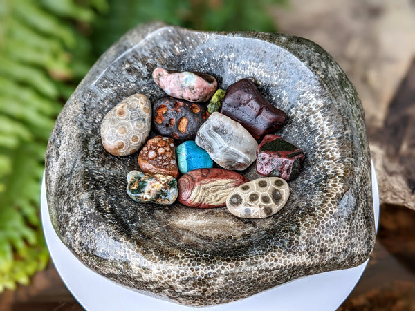Large Artisan Charlevoix Stone Bowl