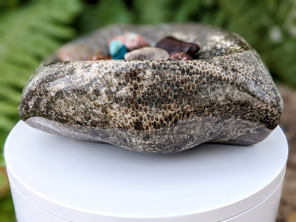 Large Artisan Charlevoix Stone Bowl