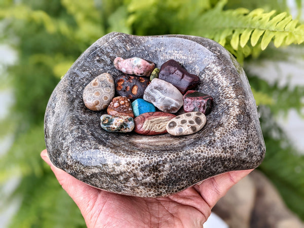 Large Artisan Charlevoix Stone Bowl
