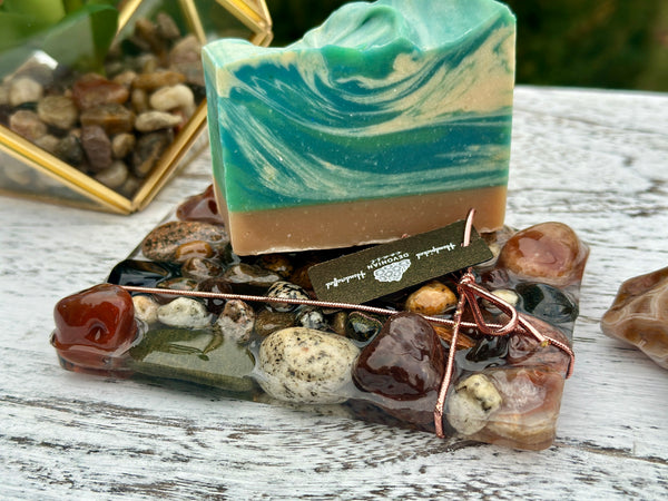 Lake Superior Agate Soap Dish Gallery