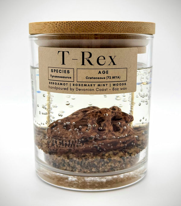 T-Rex Dinosaur Gel Candle Tyrannosaurus Rex