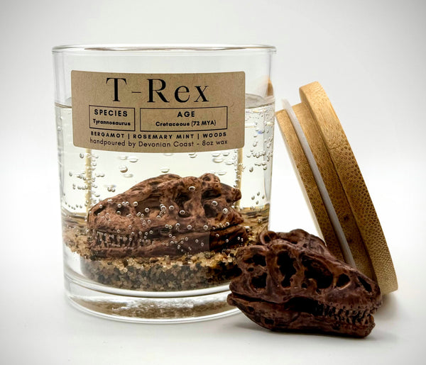 T-Rex Dinosaur Gel Candle Tyrannosaurus Rex