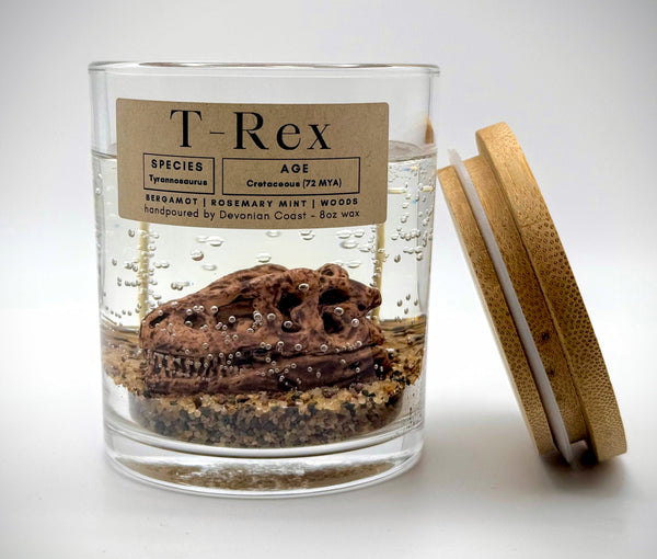 T-Rex Dinosaur Gel Candle Tyrannosaurus Rex