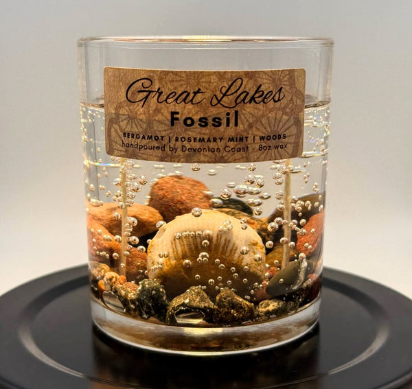 Double Wick Great Lakes Fossil Gel Candle