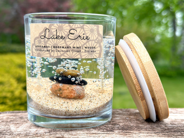 Lake Erie Clear Gel Candle