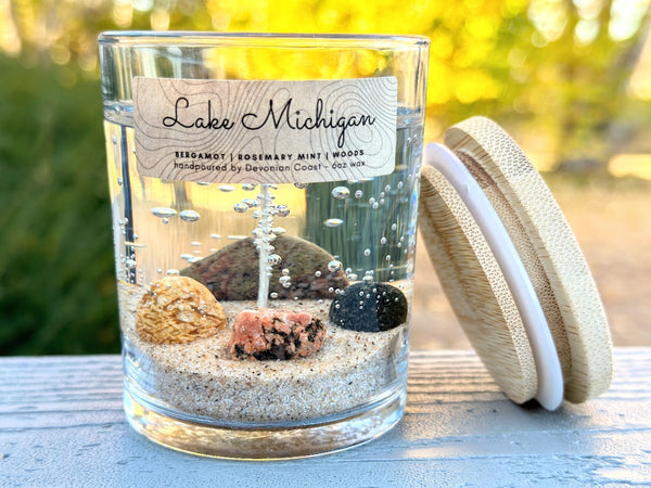 1-Wick Lake Michigan Beach Gel Candle