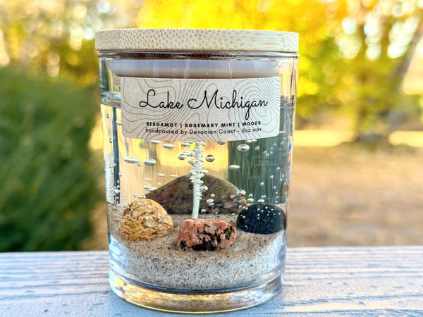 1-Wick Lake Michigan Beach Gel Candle