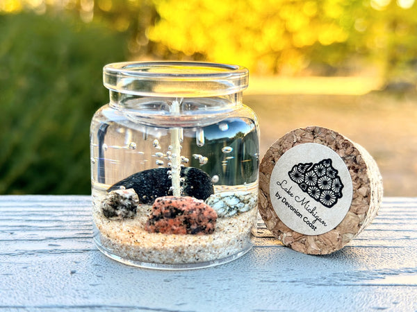 Mini Lake Michigan Beach Gel Candle