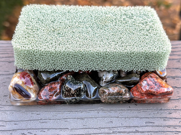 Premium Lake Huron Pudding Stone Soap Dish | Trinket Dish | Spoon Rest