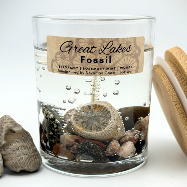 1-Wick Great Lakes Fossil Gel Candle