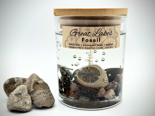 1-Wick Great Lakes Fossil Gel Candle