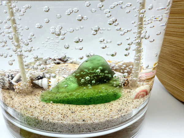 Double Wick Sea Glass Beach Gel Candle