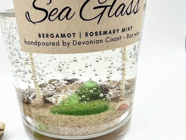 Double Wick Sea Glass Beach Gel Candle