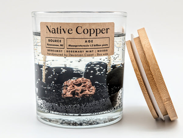 Native Copper Treasure Candle