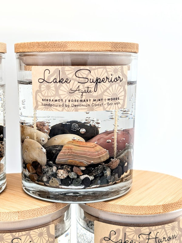 Great Lakes 5-Pack Clear Gel Candle Set