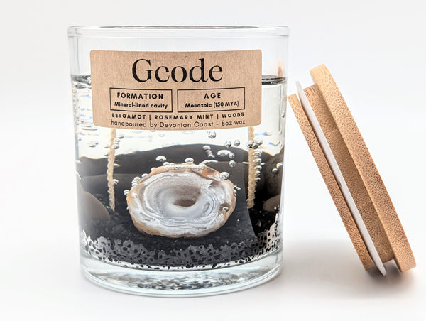 Geode Treasure Gel Candle - Ancient Earth Collection
