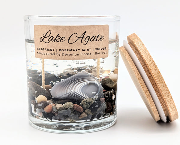 Custom Lake - Agate - Gel Candle