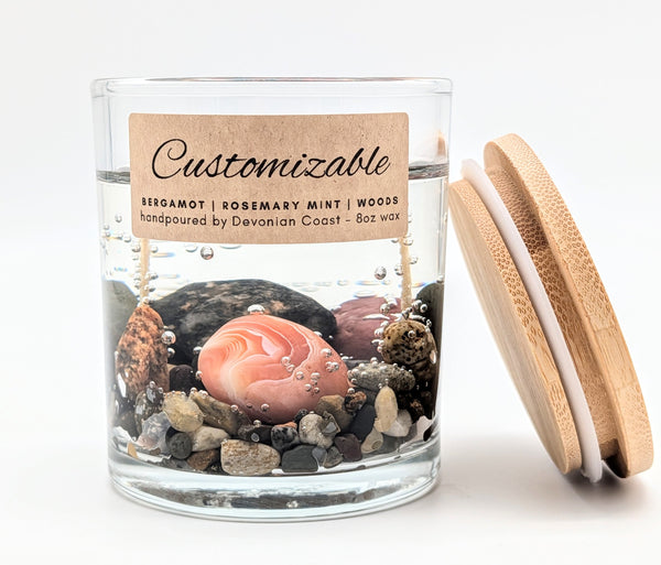 Custom Lake - Agate - Gel Candle