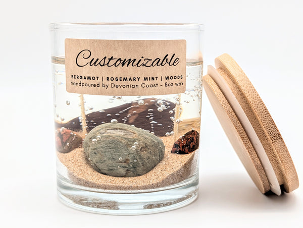 Customizable Lake Candle Clear Gel | Lake Lover Gift | New Lake Home | Personalized Gift | Lake House Gift