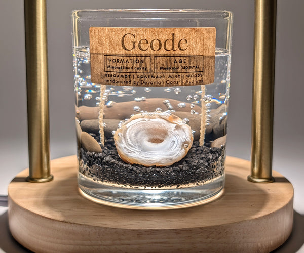 Geode Treasure Gel Candle - Ancient Earth Collection